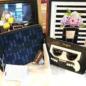 WINNER'S CHOICE- KARL LAGERFELD CLUTCHES NWT